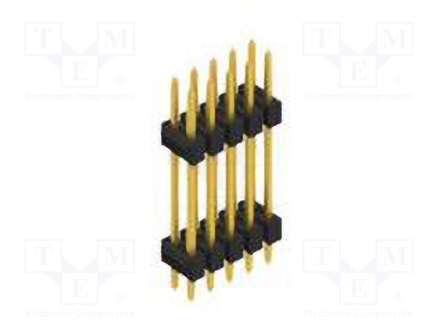 Connector: pin strips; pin header; male; PIN: 10; 2.54mm; THT; 2x5