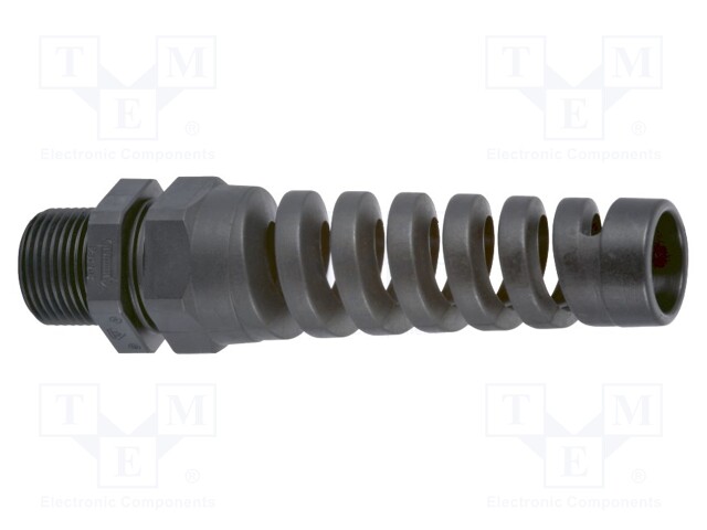 Cable gland; with strain relief,with long thread; PG13,5; IP68