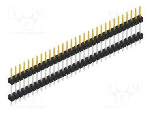 Connector: pin strips; pin header; male; PIN: 31; 2.54mm; THT; 1x31