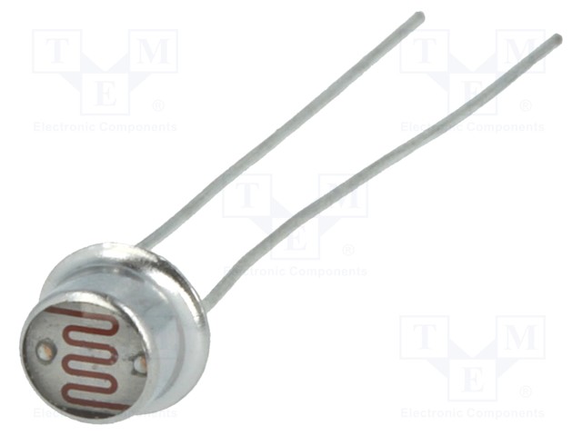 Photoresistor; 100mW; 16÷50kΩ; 540nm; Mounting: THT; 150VDC