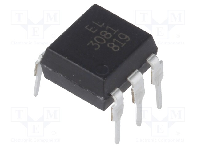 Optotriac; 5kV; zero voltage crossing driver; DIP6; Channels: 1