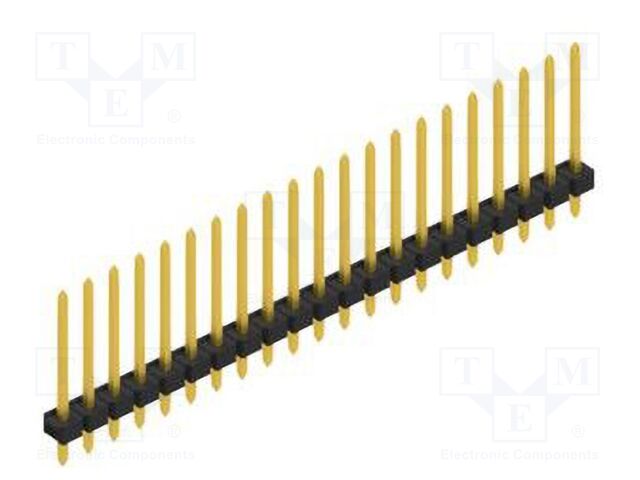 Connector: pin strips; pin header; male; PIN: 21; 2.54mm; THT; 1x21