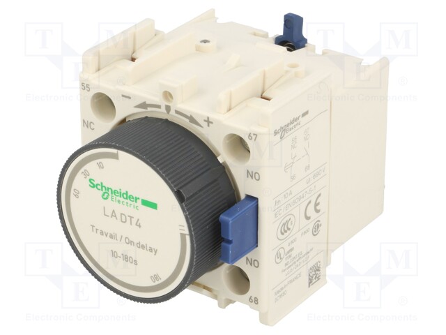 Time delay contacts; Series: TeSys D; Leads: screw terminals