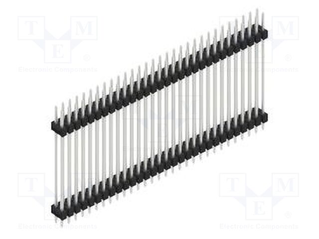 Connector: pin strips; pin header; male; PIN: 60; 2.54mm; THT; 2x30