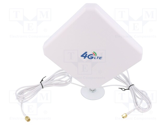 Antenna; LTE; 20dBi; Mounting: for wall mounting; 50Ω; male,SMA