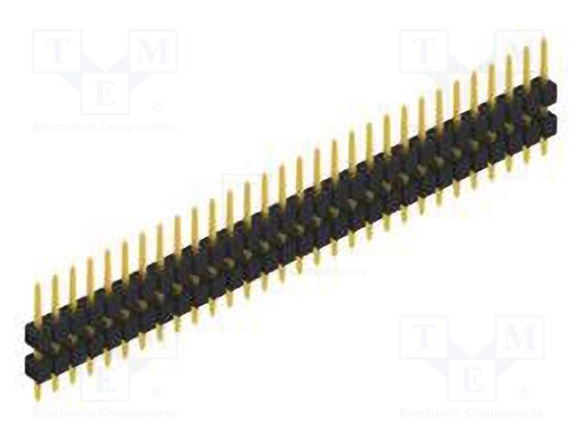 Connector: pin strips; pin header; male; PIN: 30; 2.54mm; THT; 1x30