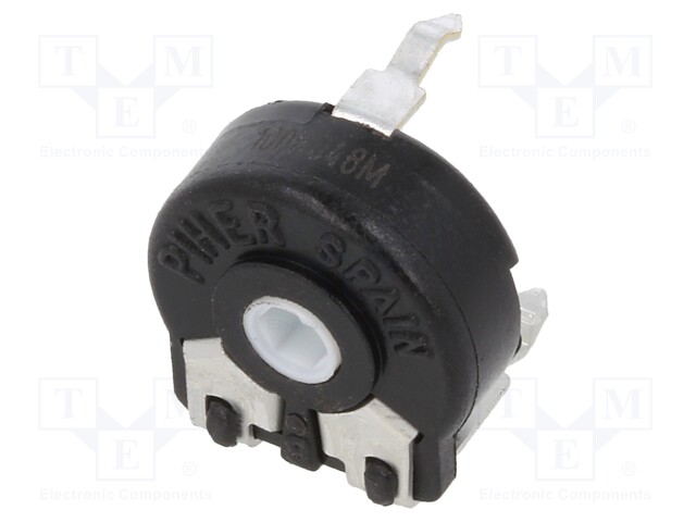 Potentiometer: mounting; single turn,horizontal; 100kΩ; 150mW