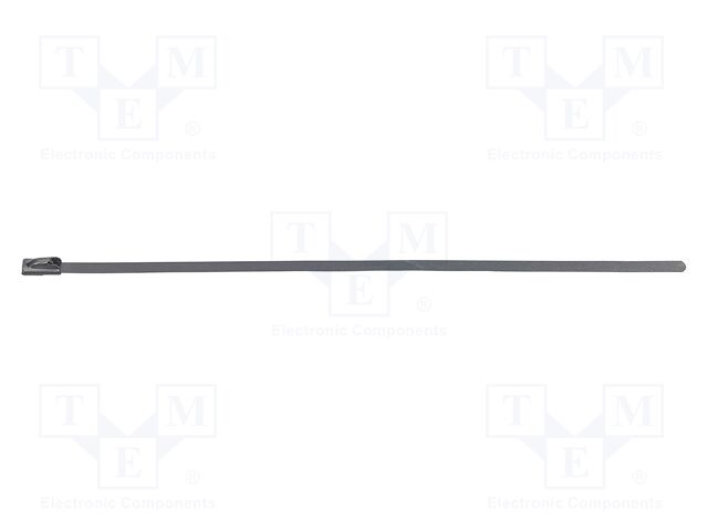 Cable tie; L: 840mm; W: 4.6mm; acid resistant steel AISI 316L