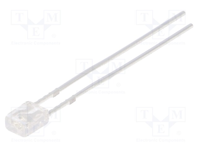 LED; rectangular; 2x3x4mm; green; 750÷1120mcd; 100°; Front: flat
