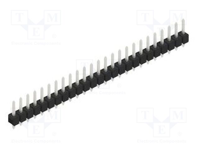 Connector: pin strips; pin header; male; PIN: 25; 2.54mm; THT; 1x25