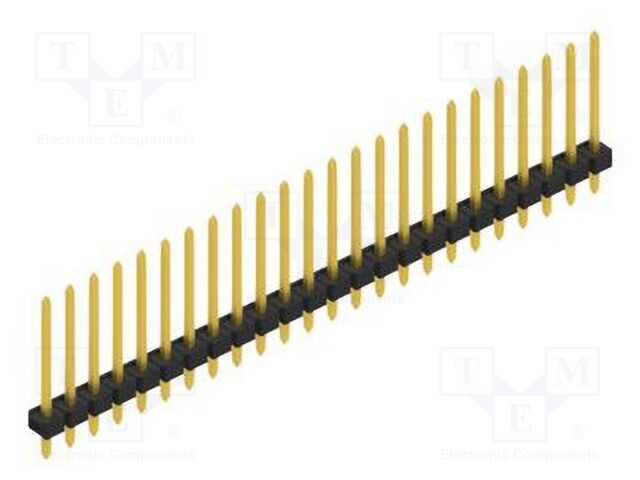 Connector: pin strips; pin header; male; PIN: 24; 2.54mm; THT; 1x24