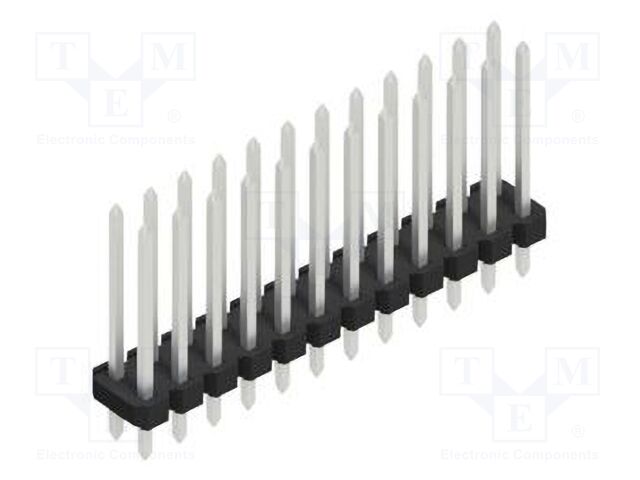 Connector: pin strips; pin header; male; PIN: 24; 2.54mm; THT; 2x12