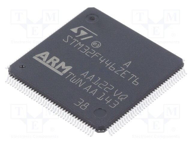 ARM microcontroller; Flash: 512kB; 180MHz; SRAM: 128kB; LQFP144