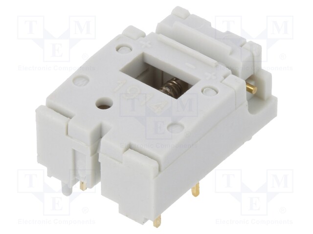 Switch: keypad; Pos: 2; SPDT; 0.01A/24VDC; white; Leads: for PCB
