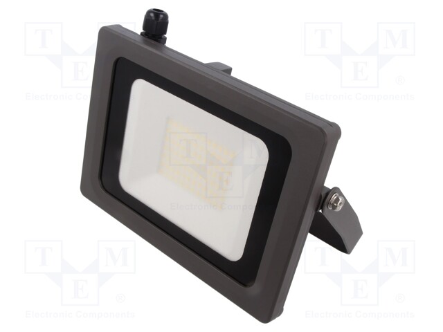 Lamp: LED flood light; 230VAC; 50W; 4000K; CRImin: 80; 4500lm