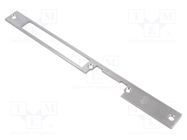 Frontal plate; long,flat; W: 21mm; L: 250mm; Mat: stainless steel