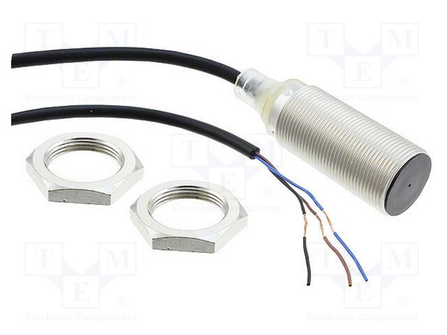 Sensor: inductive; OUT: PNP / NO; 0÷8mm; 10÷30VDC; M18; IP67; brass