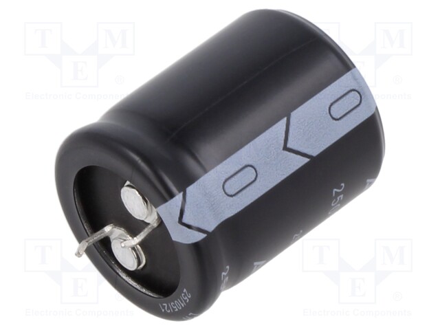 Capacitor: electrolytic; SNAP-IN; 470uF; 250VDC; Ø16x30mm; ±20%