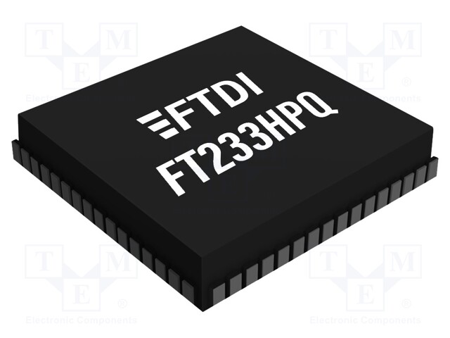 IC: interface; I2C,MPSSE,SPI,UART,USB C; Hi-Speed; 3÷3.6VDC; reel