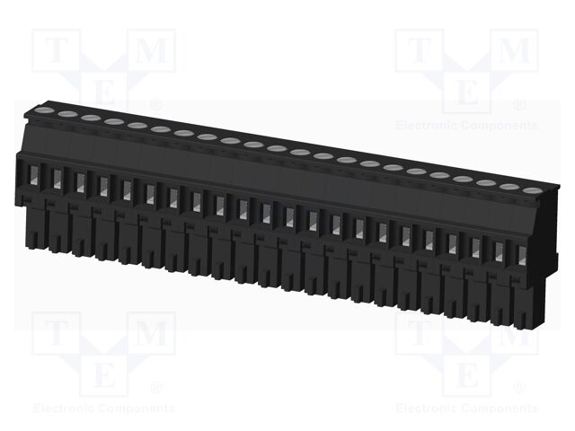 Connector: pluggable terminal block; plug; female; angled 90°
