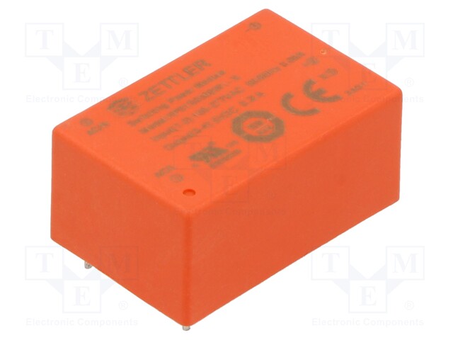 Converter: AC/DC; 1W; 85÷305VAC; Usup: 100÷430VDC; Uout: 5VDC; OUT: 1