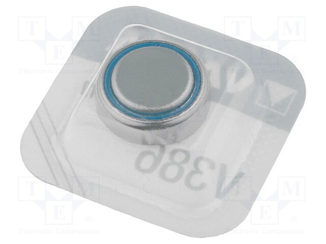 Battery: silver; 1.55V; SR43,coin; Batt.no: 1; Ø11.6x4.2mm; 116mAh