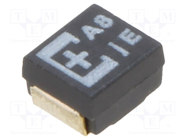 Capacitor: tantalum-polymer; 100uF; 6.3VDC; TPE; SMD; ±20%; 2000h