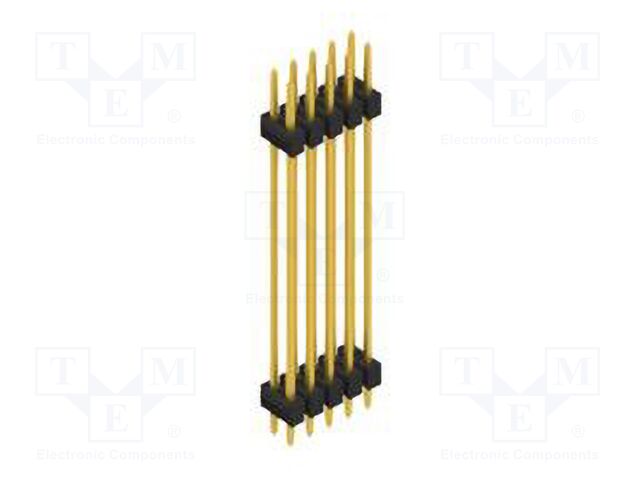Connector: pin strips; pin header; male; PIN: 10; 2.54mm; THT; 2x5