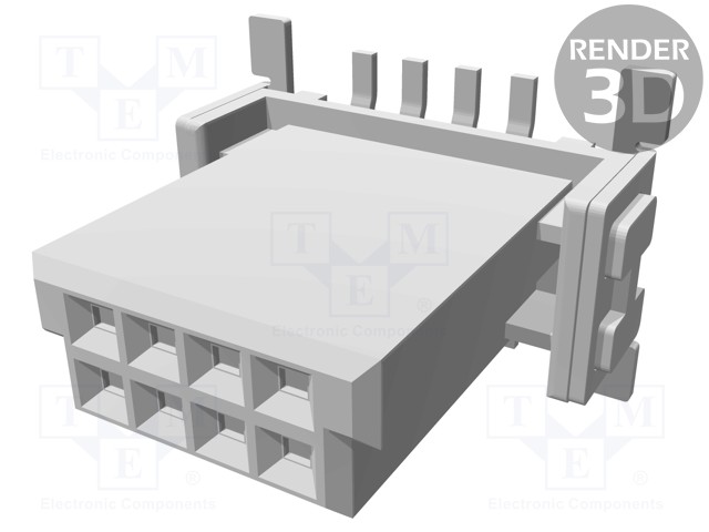 Connector: PCB to PCB; female; PIN: 8; 1.27mm; Series: har-flex