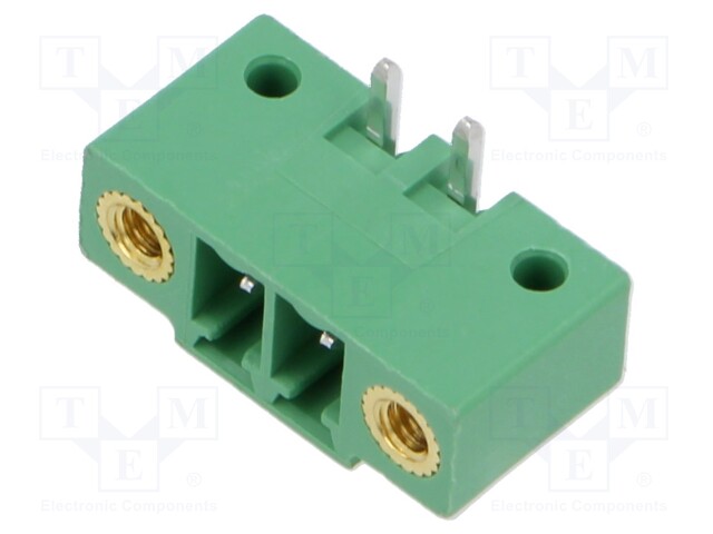 Pluggable terminal block; 3.81mm; ways: 2; angled 90°; socket