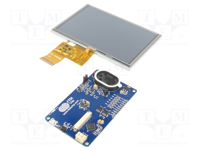 Dev.kit: EVE FT810; LCD 40pin,SPI; 3.3/5VDC