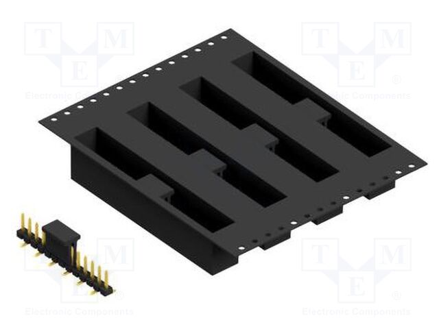 Connector: pin strips; pin header; male; PIN: 13; 2.54mm; SMT; 1x13