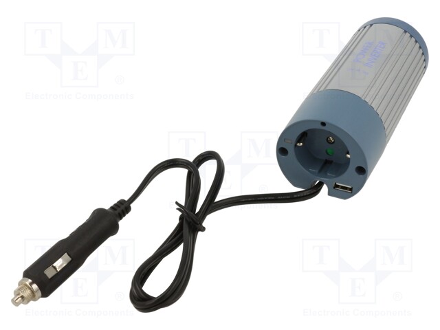 Converter: automotive DC/AC; 100W; Uout: 230VAC; 10÷15VDC; 90%