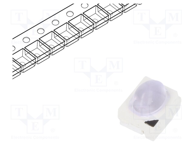 IR transmitter; 930÷940nm; SMD; Dim: 4.3x3.5x3.85mm; 50mA; 40mW/sr