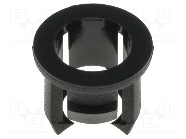 LED holder; 5mm; one-piece; Mat: polyamide