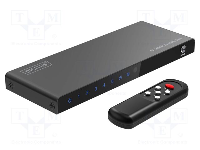 Switch; HDMI 2.0; black; Out: HDMI socket