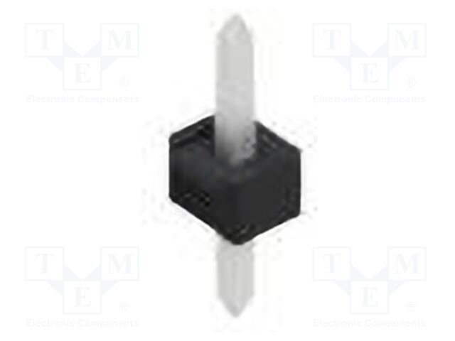 Connector: pin strips; pin header; male; PIN: 1; 2.54mm; THT; 1x1
