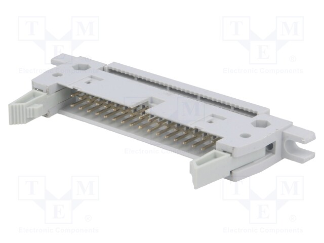 Plug; IDC; male; PIN: 34; with holder,with ejector; IDC; 1.27mm