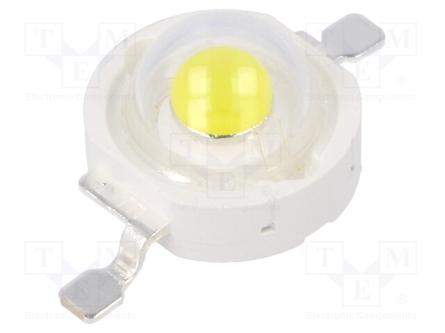 Power LED; EMITER; white cold; Pmax: 1W; 4500-5650K; 120÷130lm
