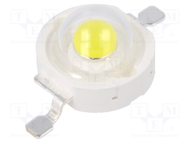 Power LED; white cold; 130°; 700mA; Pmax: 3W; 192÷224lm; CRImin: 84