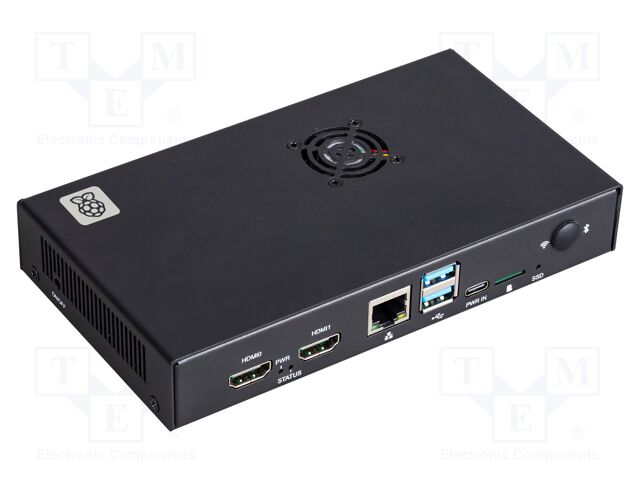 Accessories: case; Raspberry Pi Compute Module 5; Colour: black