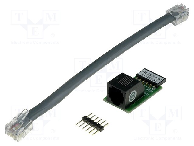 Adapter: RJ11 ICSP converter; ICSP,RJ11