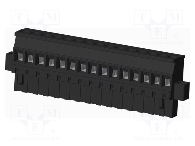 Connector: pluggable terminal block; plug; female; angled 90°
