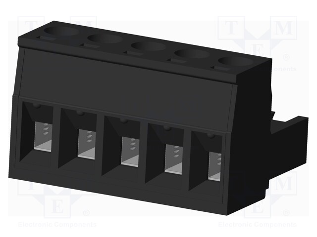 Connector: pluggable terminal block; plug; female; straight; 300V