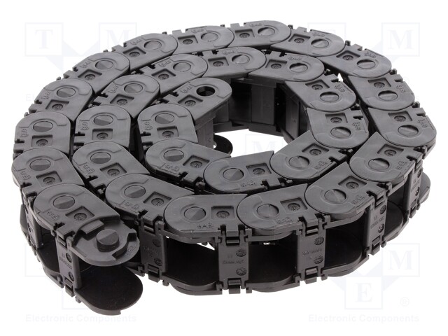 Cable chain; Series: 1500; Bend.rad: 38mm; L: 999mm; Int.width: 20mm
