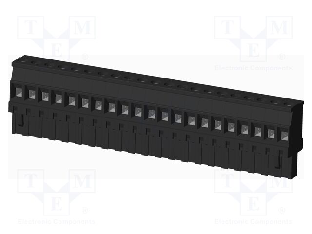 Connector: pluggable terminal block; plug; female; angled 90°