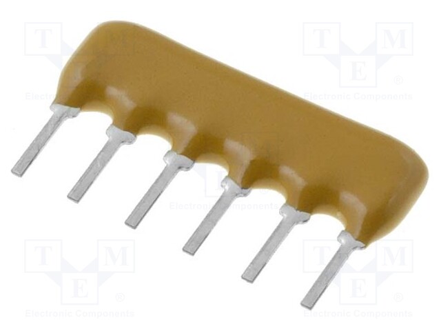 Resistor network: Y; 2.2kΩ; No.of resistors: 3; THT; 0.3W; ±2%; 100V