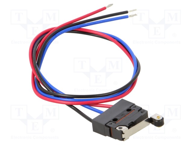 Microswitch SNAP ACTION; with lever (with roller); SPDT; Pos: 2