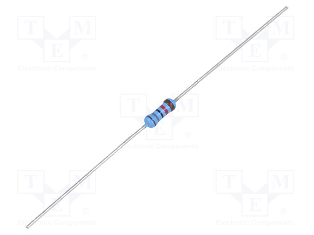 Resistor: thin film; THT; 18kΩ; 600mW; ±5%; Ø2.5x6.5mm; 50ppm/°C