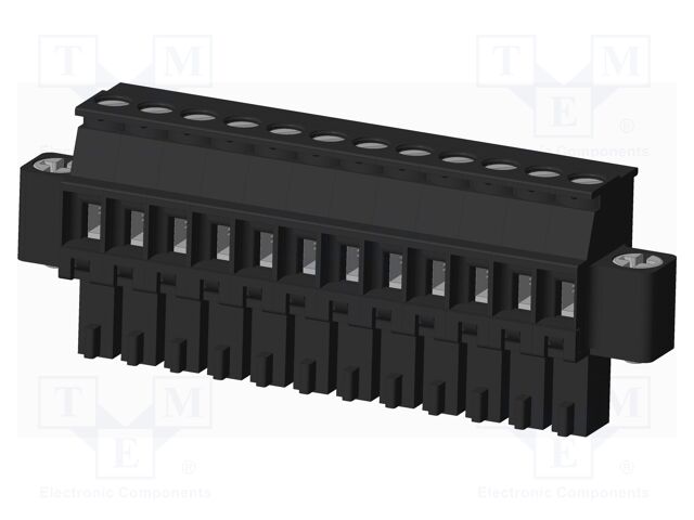 Connector: pluggable terminal block; plug; female; angled 90°